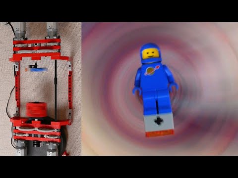 The Amazing Combination of a Spinning Mini-Camera and Lego Benny