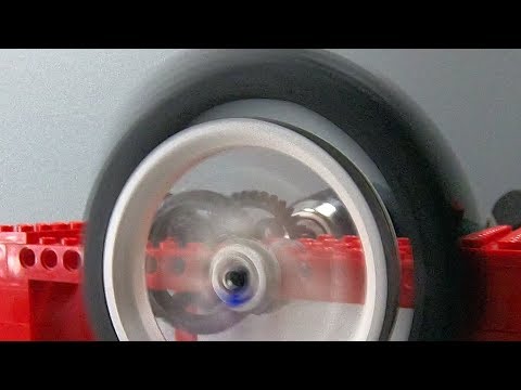 Rapidly Spinning a Lego Wheel