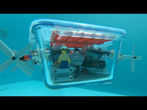 Lego-Powered Submarine 2.0 Gets an Upgrade with Magnetic Couplings