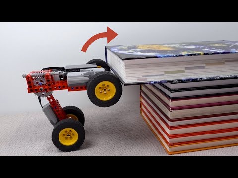 Lego Car Overcomes Obstacles with Climbing Abilities