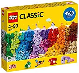 LEGO Classic Bricks Set - 10717 | 1500 Pieces | for Ages 4-99 | Plastic | 3 Levels of Building Complexity | Handy Brick Separator