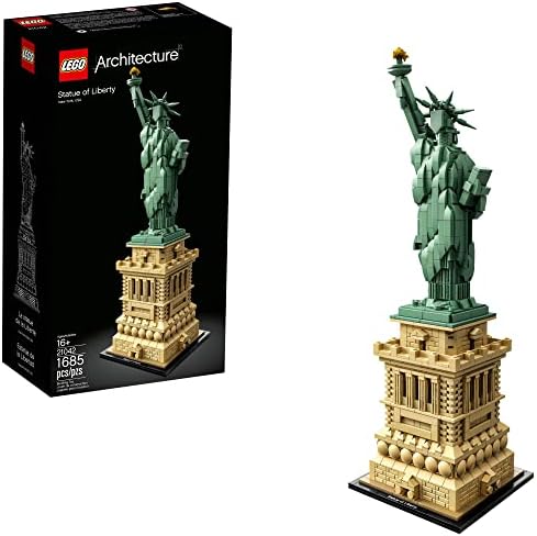 LEGO Architecture Statue of Liberty 21042 Model Building Set - Collectible New York City Souvenir, Creative Home Décor or Office Centerpiece, Great Gift Idea for Adults and Teens