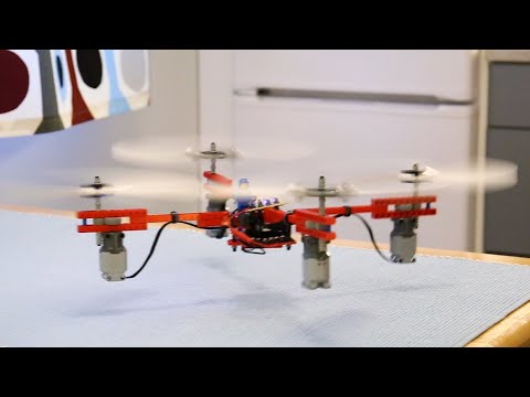 Constructing a Lego Drone Utilizing Motors and Propellers