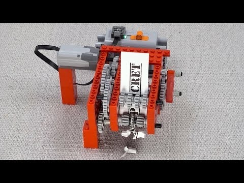 Using Lego Gears to Shred Paper