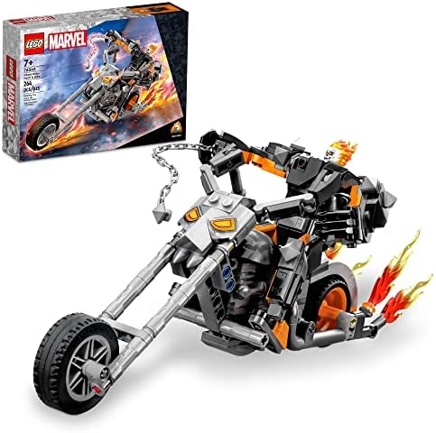 LEGO Marvel Ghost Rider Mech & Bike 76245, Buildable Motorbike Toy with Movable Action Figure, Super Hero Building Set, Gift for Kids, Boys and Girls 7 Plus Years Old