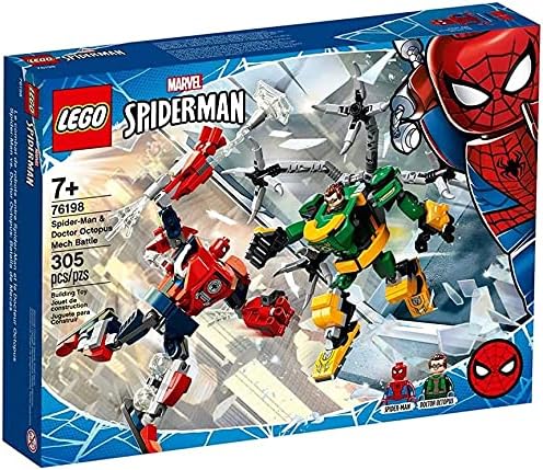 LEGO Marvel Spider-Man: Spider-Man & Doctor Octopus Mech Battle 76198 Building Toy (305 Pieces)