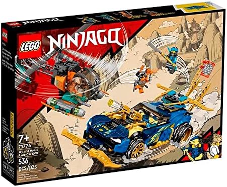 LEGO Ninjago Jay and NYA’s Race Car EVO 71776 Building Kit (536 Pieces)