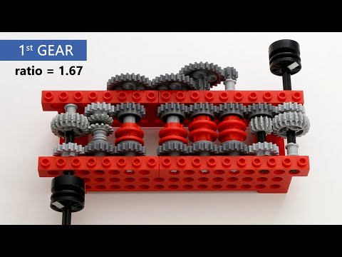 Creating and Experimenting with Lego Gearboxes: 2, 4, 6, 8, 12-speed