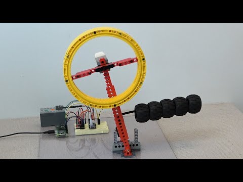 Inverted Pendulum Project Using Lego, Raspberry, and Python: Creating a Reaction Wheel