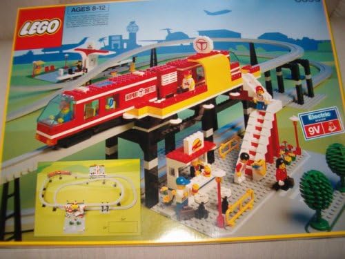 LEGO Vintage Airport Shuttle Monorail #6399 from 1990's - Hard to find!