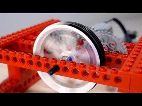 Increasing the Speed of a Lego Wheel Spin