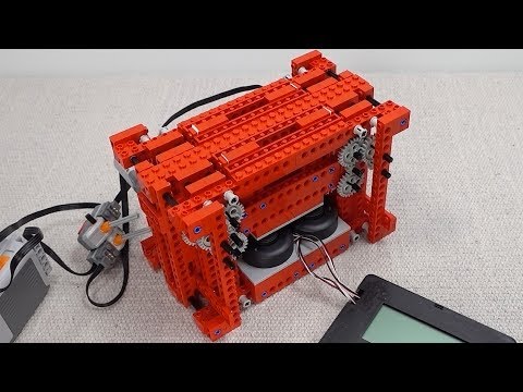 Silent ASMR-like Timelapse: Constructing a Lego Press in 2.5 Hours
