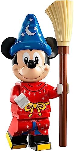 LEGO Minifigures Disney 100 - Choose 1 of 18 Different Figures 71038 (Sorcerer Mickey with Bucket and Mop)