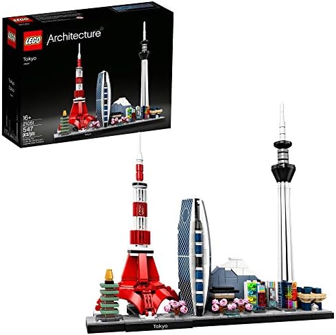 LEGO Architecture Skylines: Tokyo 21051 Building Kit, Collectible Architecture Building Set for Adults (547 Pieces)