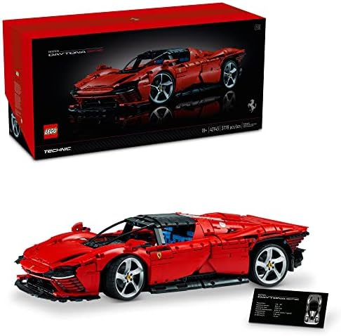 LEGO Technic Ferrari Daytona SP3 42143, Race Car Model Building Kit, 1:8 Scale Advanced Collectible Set for Adults, Ultimate Cars Concept Series, Great Gift for Car Lover for Anniversary or Birthday