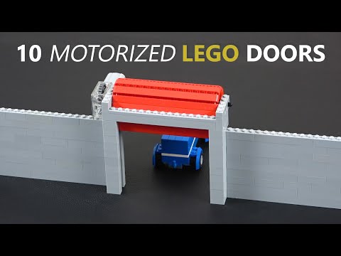 Constructing 10 Automated Lego Doors