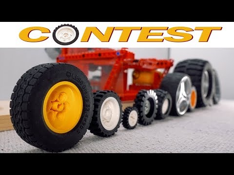 10 Lego Wheels Spinning Competition