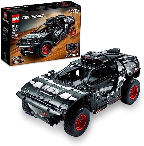 LEGO Technic Audi RS Q e-tron 42160 Advanced Building Kit for Kids Ages 10 and Up, This Remote Controlled Car Toy Features App-Controlled Steering and Makes a Great Gift for Kids Who Love Engineering