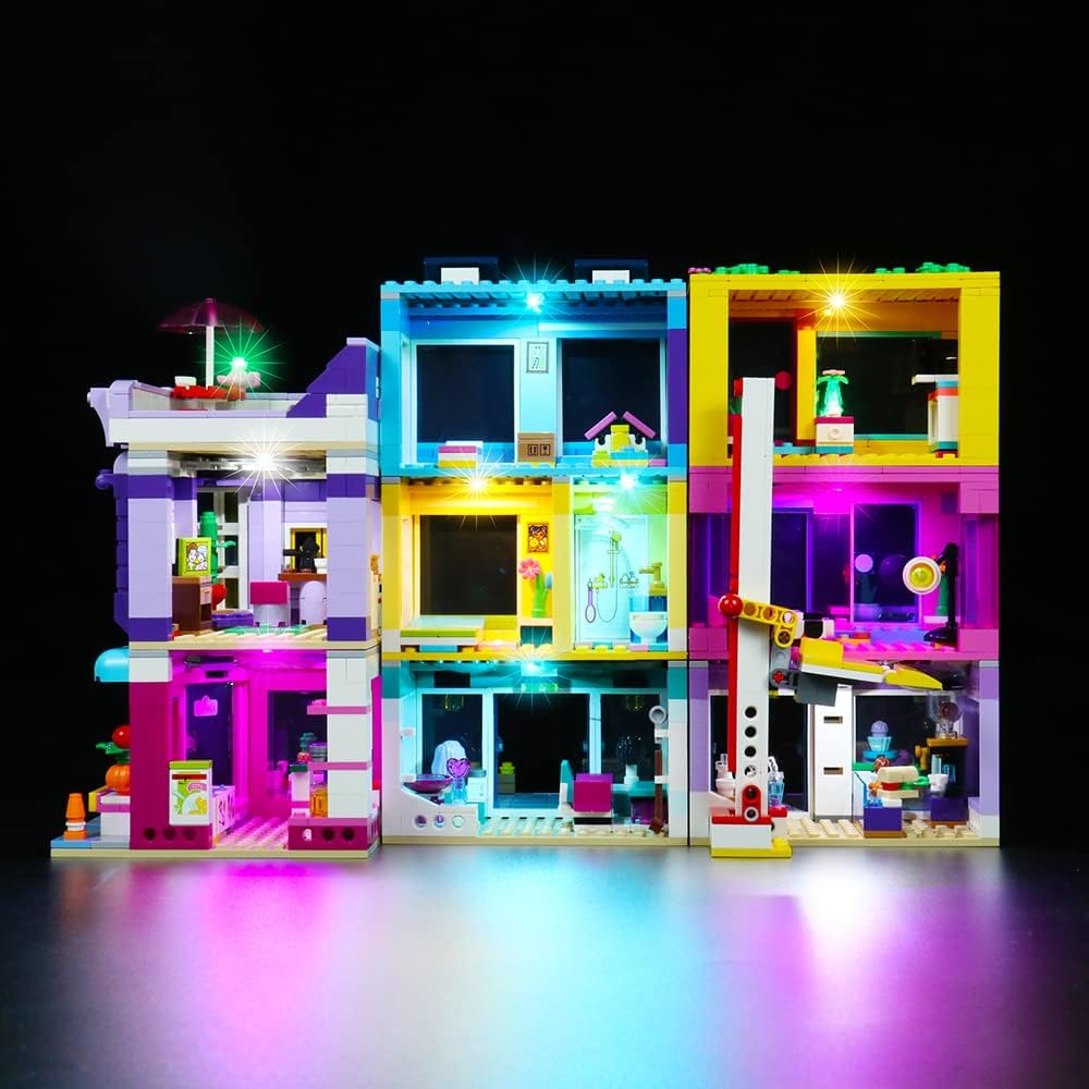 Brick Shine GC Light kit for Lego Friends Main Street Building set 41704(Lego Set is not included) (Classic)