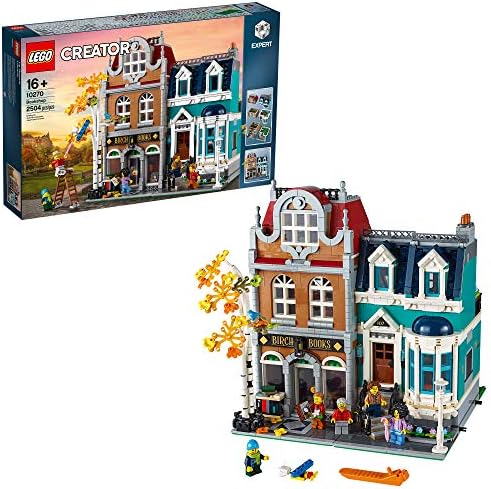 LEGO Creator Expert Bookshop 10270 Modular Building Kit, Big Set and Collectors Toy for Adults, (2,504 Pieces)