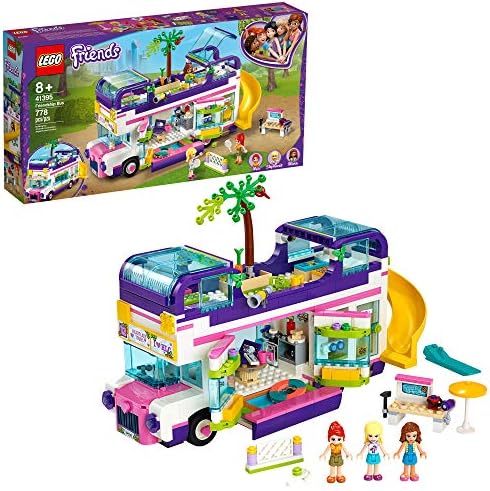 LEGO Friends Friendship Bus 41395 Heartlake City Toy Playset Building Kit Promotes Hours of Creative Play, New 2020 (778 Pieces)