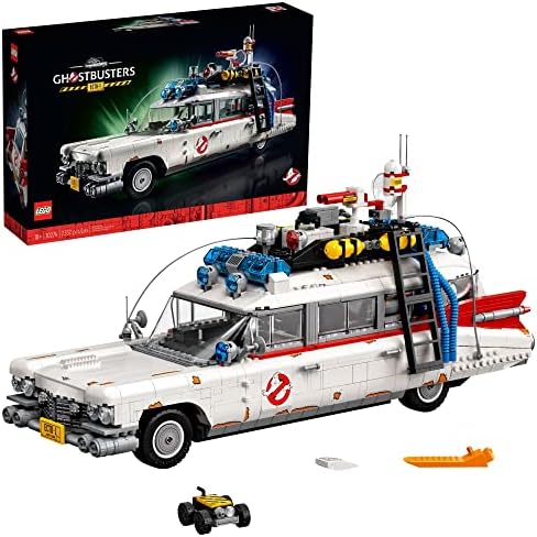 LEGO Icons Ghostbusters ECTO-1 10274 Car Kit, Large Set for Adults, Gift Idea for Men, Women, Her, Him, Collectable Model for Display, Nostalgic Home Décor