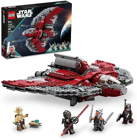 Lego Star Wars Ahsoka Tano’s T-6 Jedi Shuttle 75362 Star Wars Playset Based on The Ahsoka TV Series, Show Inspired Building Toy for Ahsoka Fans Featuring a Buildable Starship and 4 Star Wars Figures