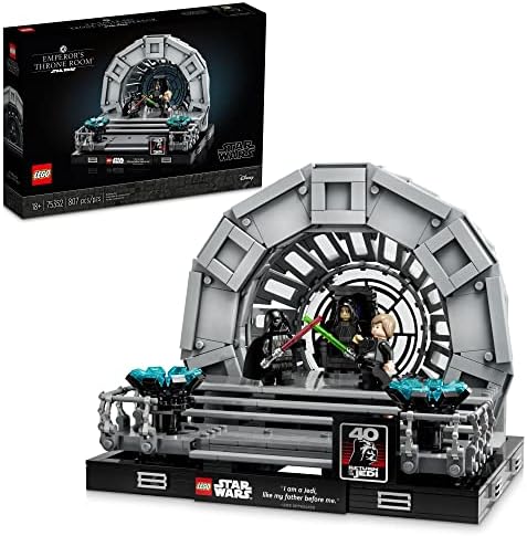 LEGO Star Wars Emperor’s Throne Room Diorama 75352 Building Set for Adults, Classic Star Wars Collectible for Display with Darth Vader Minifigure, Fun Birthday Gift for Men and Women