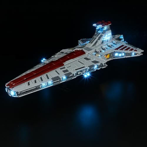 YEABRICKS LED Light for Lego-75367 Star Wars Venator-Class Republic Attack Cruiser Building Blocks Model (Lego Set NOT Included)