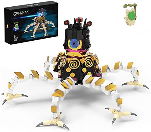 Guardian Building Kit, BOTW Hyrule Guardian Stalker with a Mini Korok Yahaha Action Figures Building Set, Gifts for Boys Kids Ages 6-12 Year Old (379 Pieces)