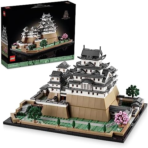 LEGO Architecture Landmarks Collection: Himeji Castle 21060 Building Set, Build & Display this Collectible Model for Adults, Fun Gift for Lovers of Japan, Famous Japanese Buildings, History and Travel