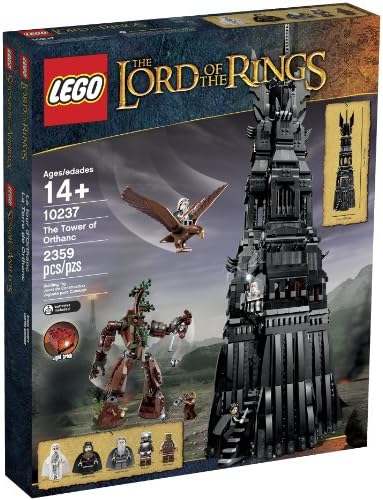 LEGO 10237 Lord of The Rings The Tower of Orthanc Building Set, 2359 pieces