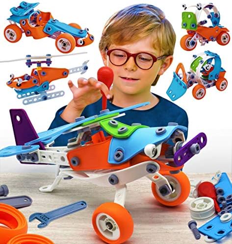 STEM Toys for 6 7 8-12 Year Old Boy Birthday Gifts Idea Best Building Toys for Boys Ages 6-8 Year Old Boys & Girl Educational Stem Activity Kit Gift for Kids Ages 5-7 – 7-9 yr Building Set