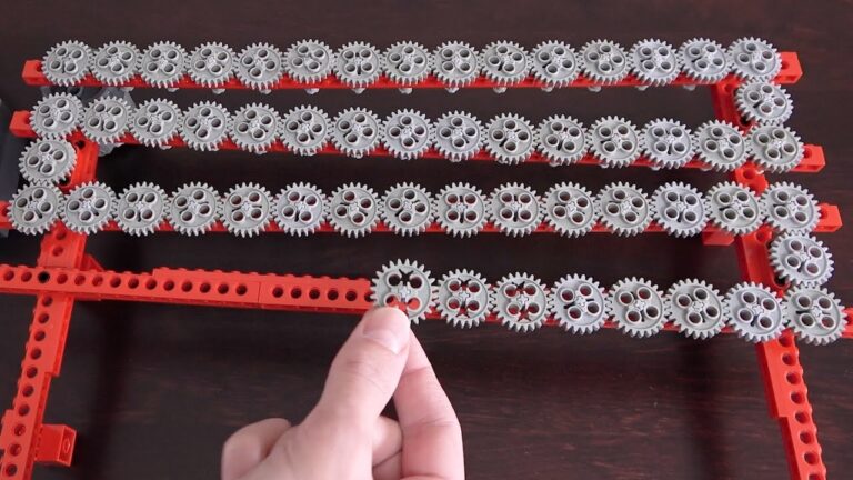 Unleashing Infinite Power: Building the Ultimate 1:1 Lego Gear Train!
