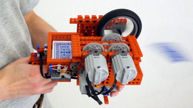 Card Shooter: Building a Lego Gun that Fires Playing Cards!
