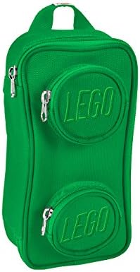 Green LEGO Brick Pouch: Compact and Convenient Storage Solution!