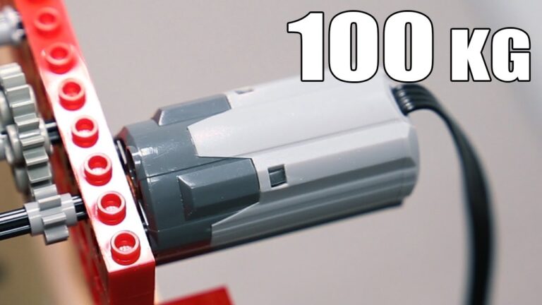 Powerful LEGO Motor Lifts: 100kg Cap.