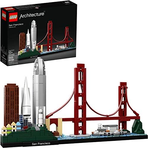 LEGO Architecture San Francisco Skyline: Alcatraz, Golden Gate Bridge & More (565 Pieces)