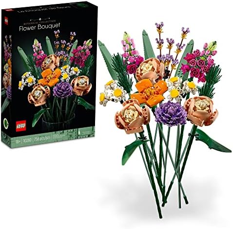 LEGO Flower Bouquet 10280 – Stunning Table Art for Adults, Perfect Gift for Him and Her
