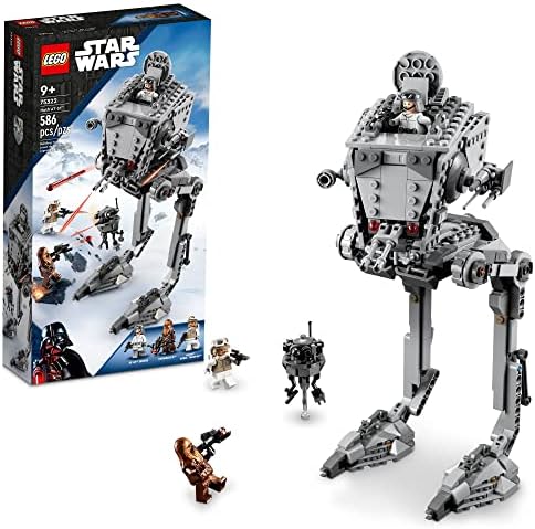 LEGO Star Wars Hoth AT-ST Walker 75322 Building Toy: Chewbacca Minifigure, Empire Strikes Back Model