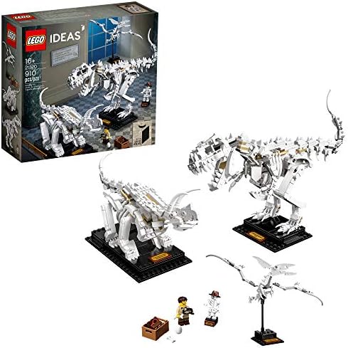 Build Fossil Dinos: LEGO Ideas 21320 Kit (910 Pcs)