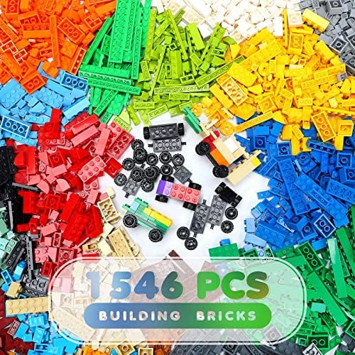 STEM Building Blocks Set – 1546 Pieces, Compatible with Major Brands, Ideal Educational Toy