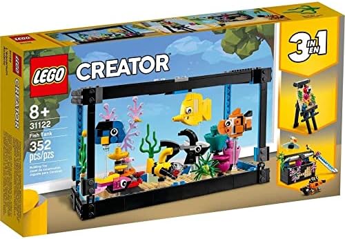 Exclusive Lego Fish Tank Building Set, Ages 8+, 3-in-1 Design