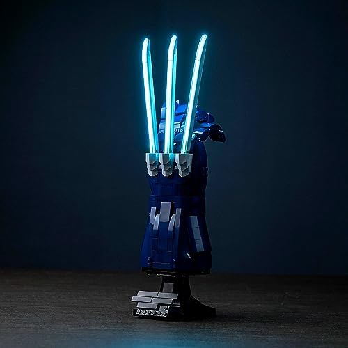 Bourvill LED Light Kit for Lego Wolverine’s Claws 76250 Set – Enhance Your Classic Version with Stunning Lights!