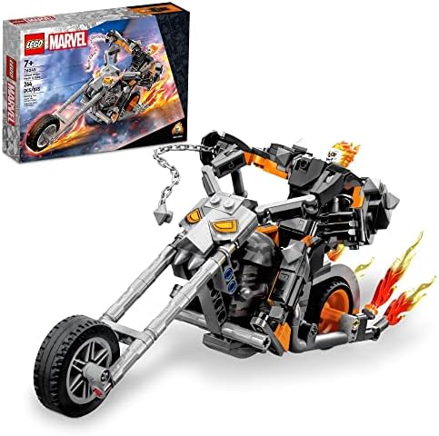 LEGO Marvel Ghost Rider Mech & Bike 76245: Epic Super Hero Building Set for Kids 7+