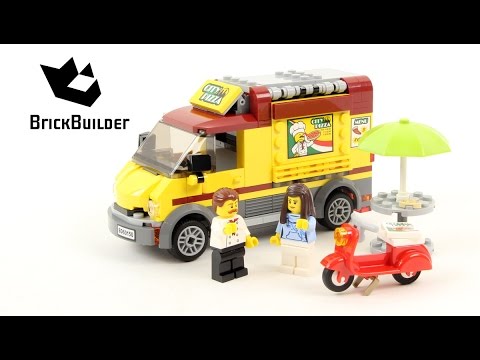 Fast and Delicious: LEGO City 60150 Pizza Van Speed Build
