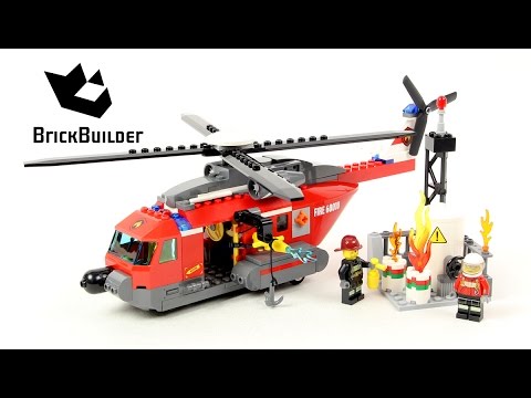 LEGO CITY 60010 Fire Helicopter: A Thrilling Speed Build for Fire Collection Enthusiasts!