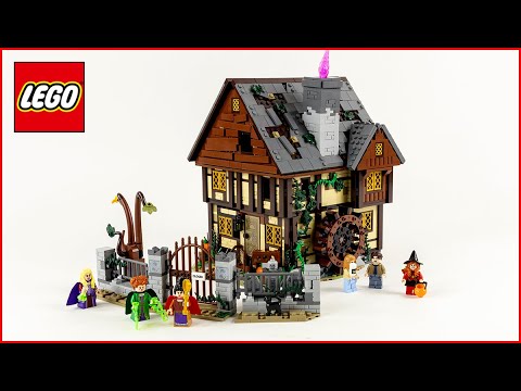 Magical LEGO Speed Build: Hocus Pocus Sanderson Sisters’ Cottage – Unleash the Enchantment!