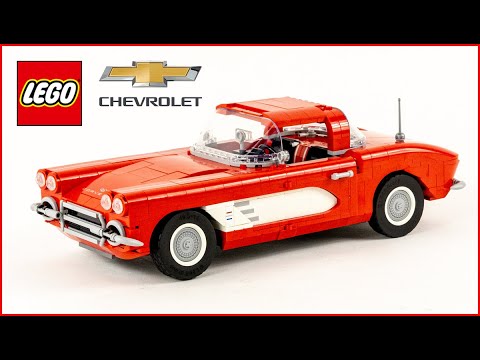 Rev up Your Bricks: Spectacular LEGO Icons 10321 Corvette Speed Build by Brick Builder