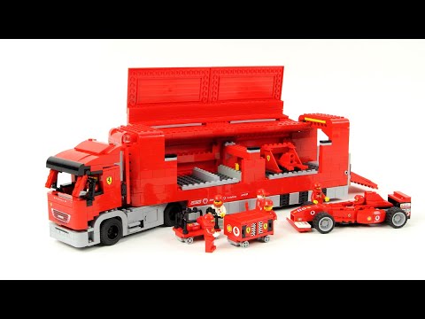 Speed-Building the Ultimate Lego Racers: 8654 Scuderia Ferrari Truck – A Collector’s Dream!